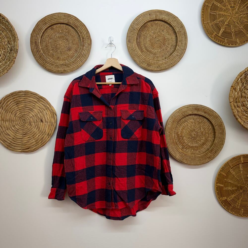 Aerie Lumber Jane Flannel Shirt XS
